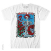 Grateful Dead - Bertha Wheel and Roses White T Shirt